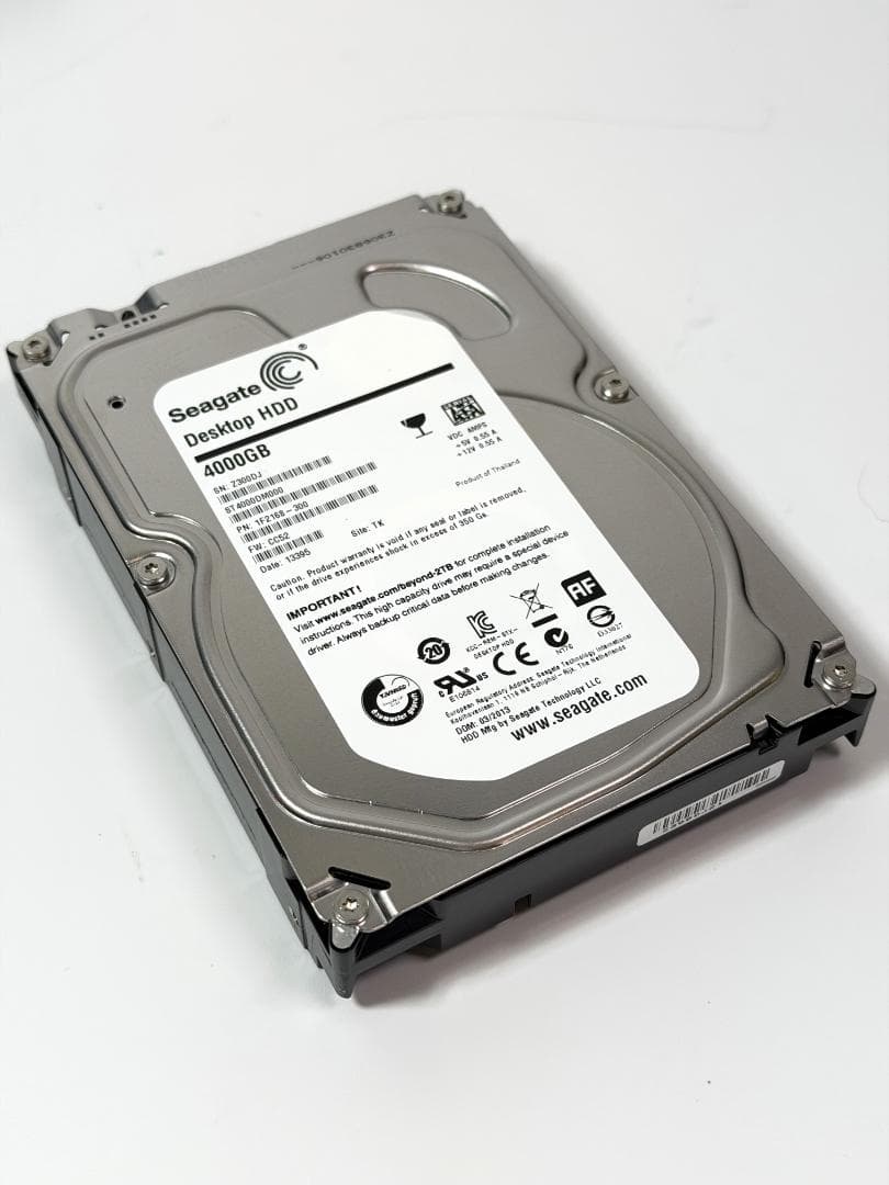 Seagate ST4000DM000 4TB 4本セット