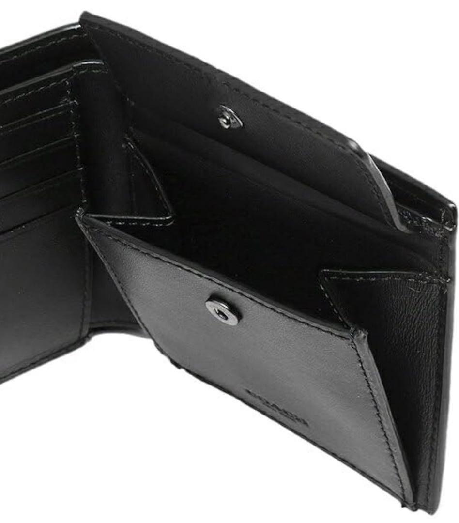 二つ折り財布 メンズ アウトレット COACH F75363 BLK ブラック