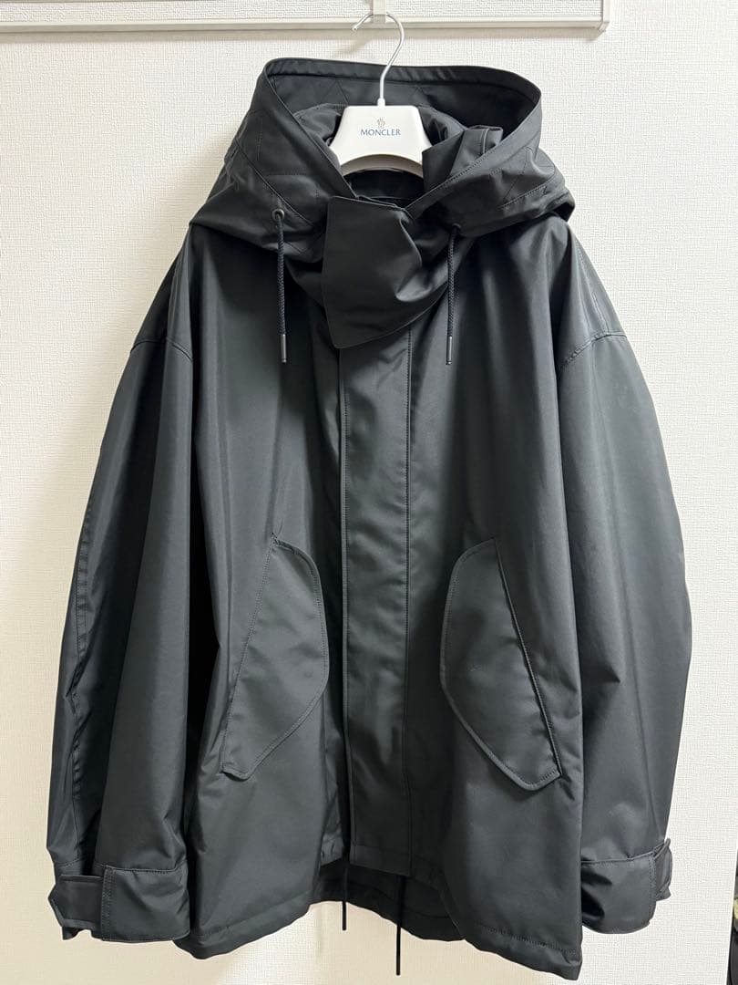 【美品】THE RERACS ショートモッズコート ブラック