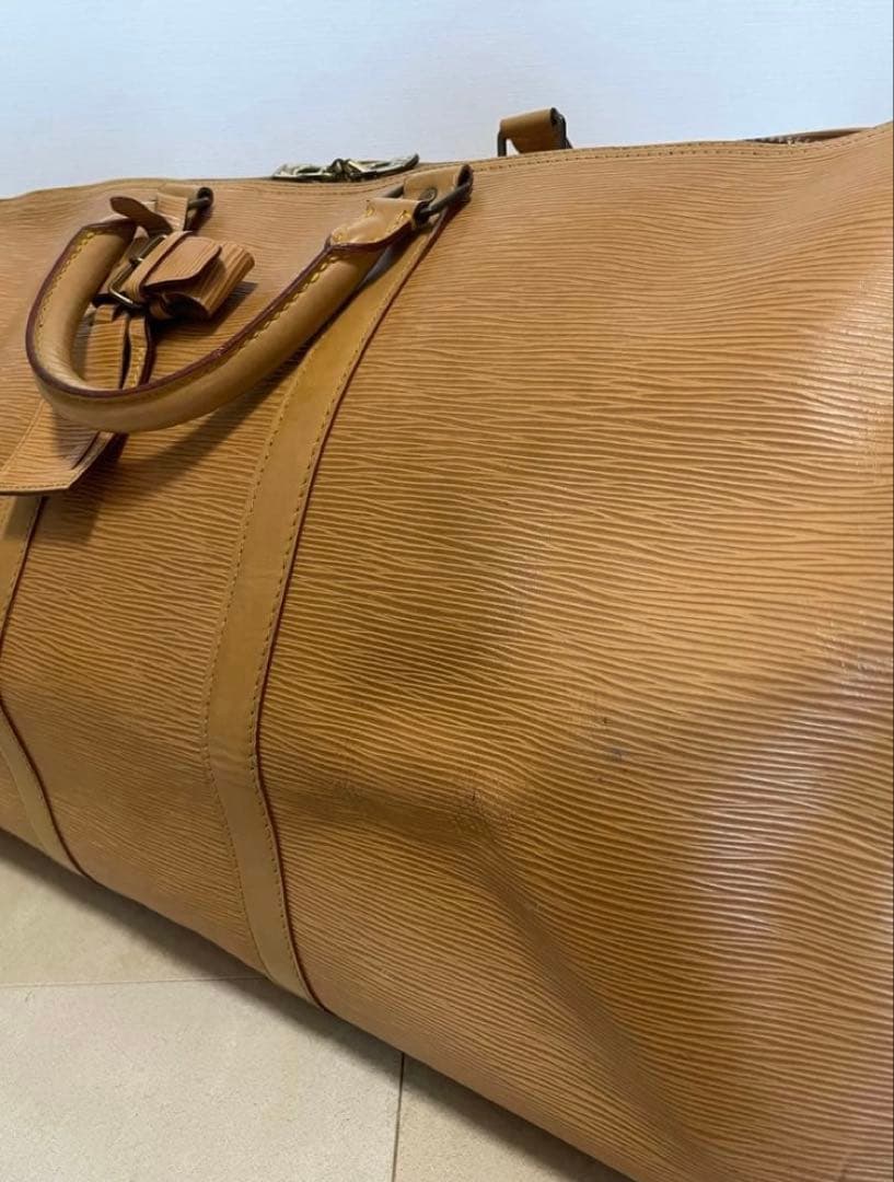 LOUIS VUITTON ルイヴィトン エピ　キーポル50 ボストン ベージュ
