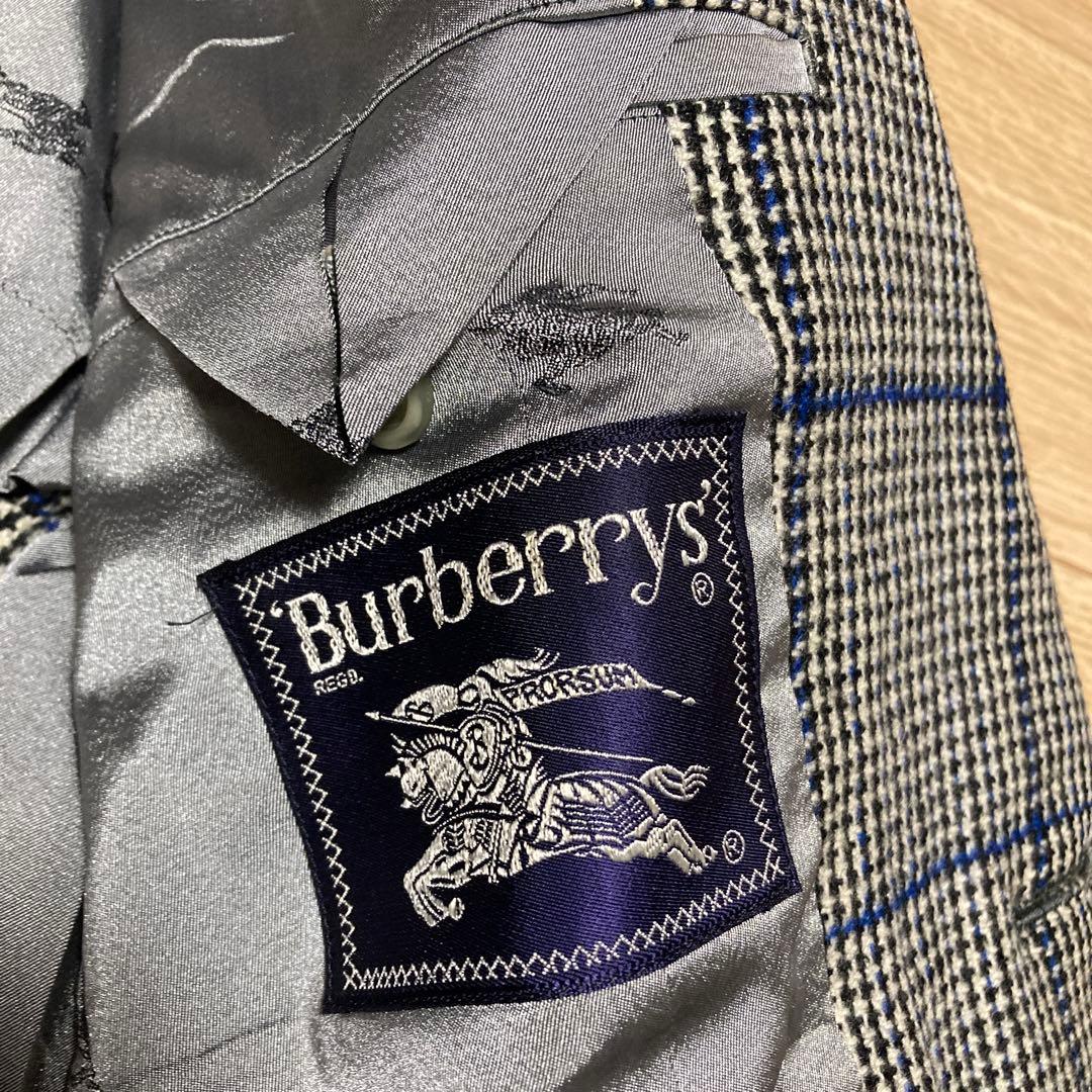 専用Burberry's カシミア混 くるみボタンテーラードジャケット　千鳥格子