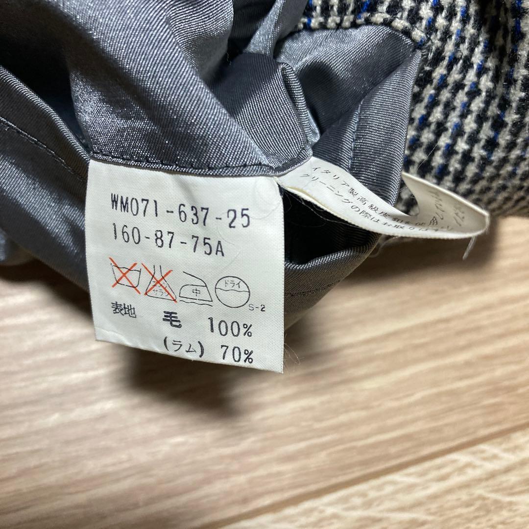 専用Burberry's カシミア混 くるみボタンテーラードジャケット　千鳥格子