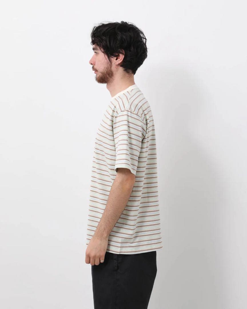 今期新作AURALEE GRADIENT STRIPE JERSEY TEE新品