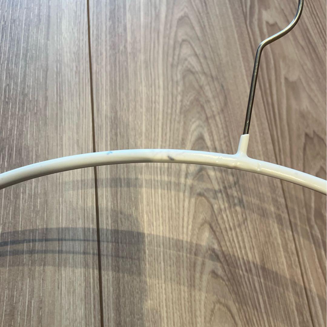 WAMAハンガー エコノミック40cm ホワイト 49本セット