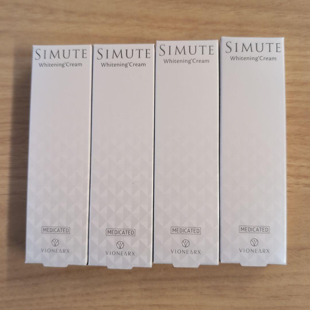 SIMUTE Whitening Cream 4本セット＋シルクリスタ 1本