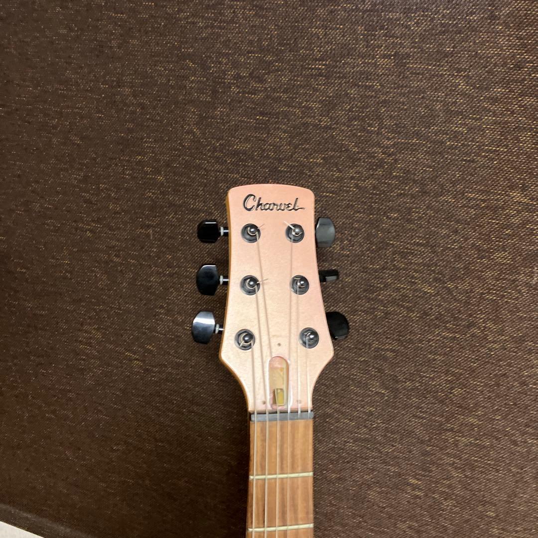 シャーベル Charvel レスポール 改コンポーネント 音出ok 劇鳴 中古品