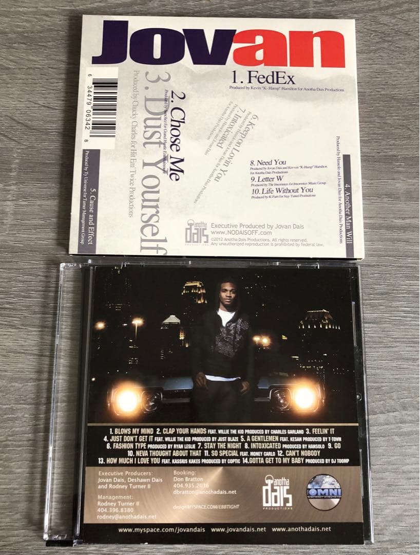 【INDIE SOUL / R&B】JOVAN DAIS 2枚セット