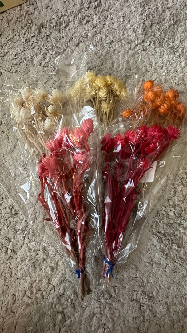 【出品7/15まで】プリザーブドフラワー ドライフラワーセット 15束以上 多色