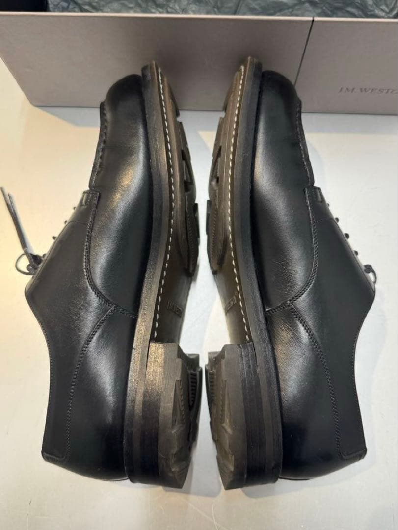 廃盤ロシアンカーフ J.M.WESTON 641 ゴルフ 6D 黒 純正袋付