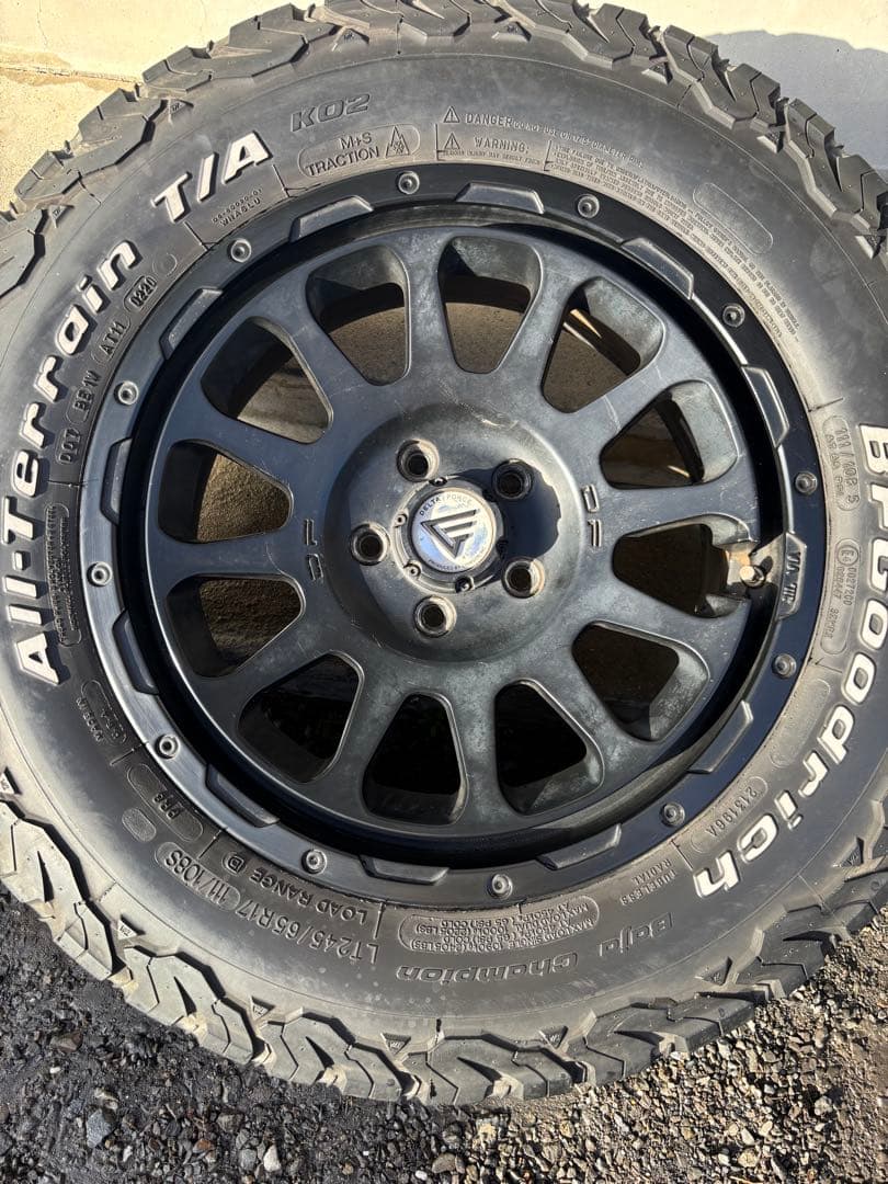 DELTA FORCE OVALデルタフォース17インチアルミホイール4本セット