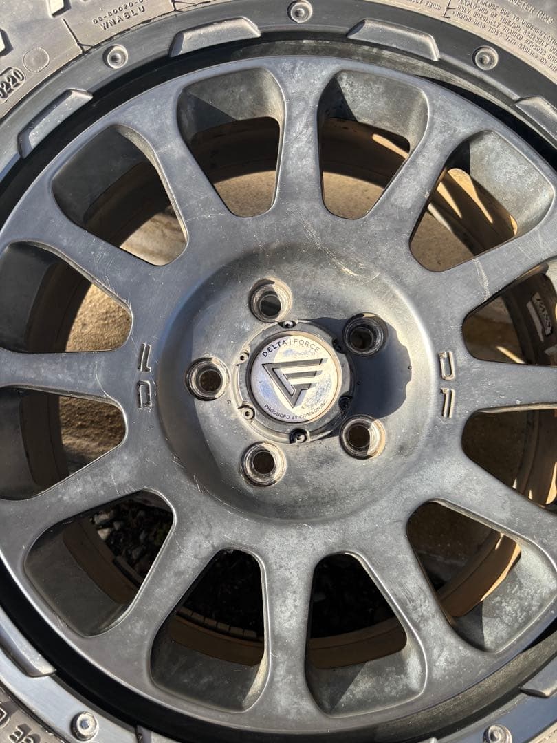 DELTA FORCE OVALデルタフォース17インチアルミホイール4本セット