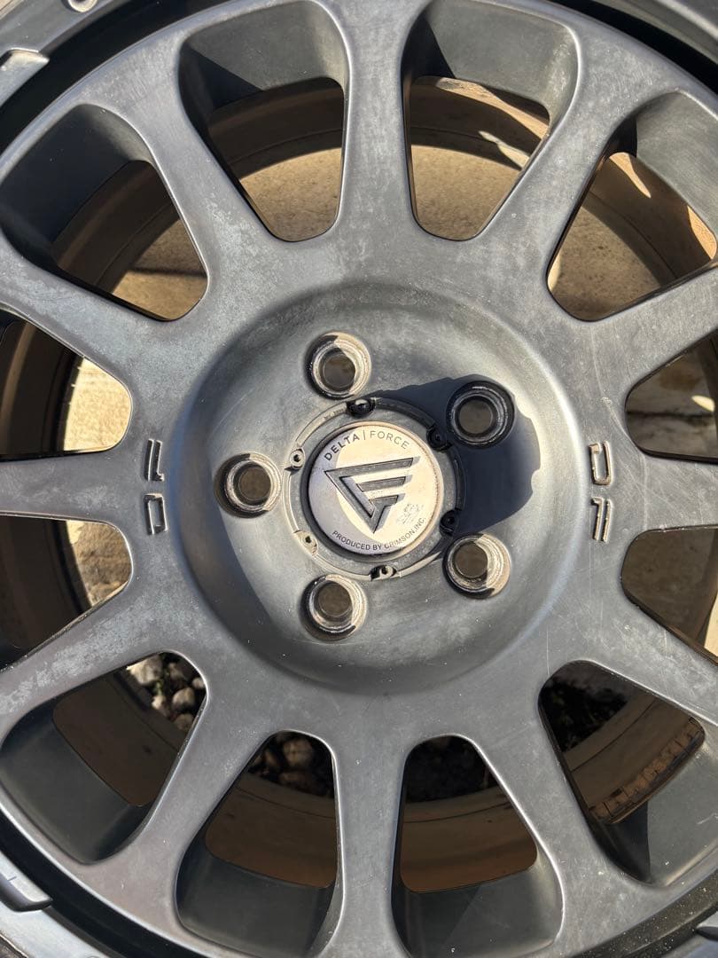 DELTA FORCE OVALデルタフォース17インチアルミホイール4本セット