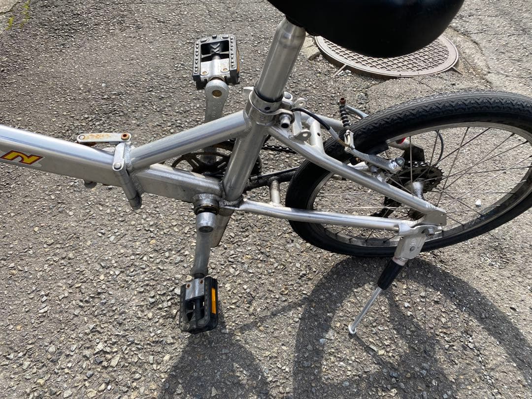けんちゃん　シルバー 折りたたみ自転車
