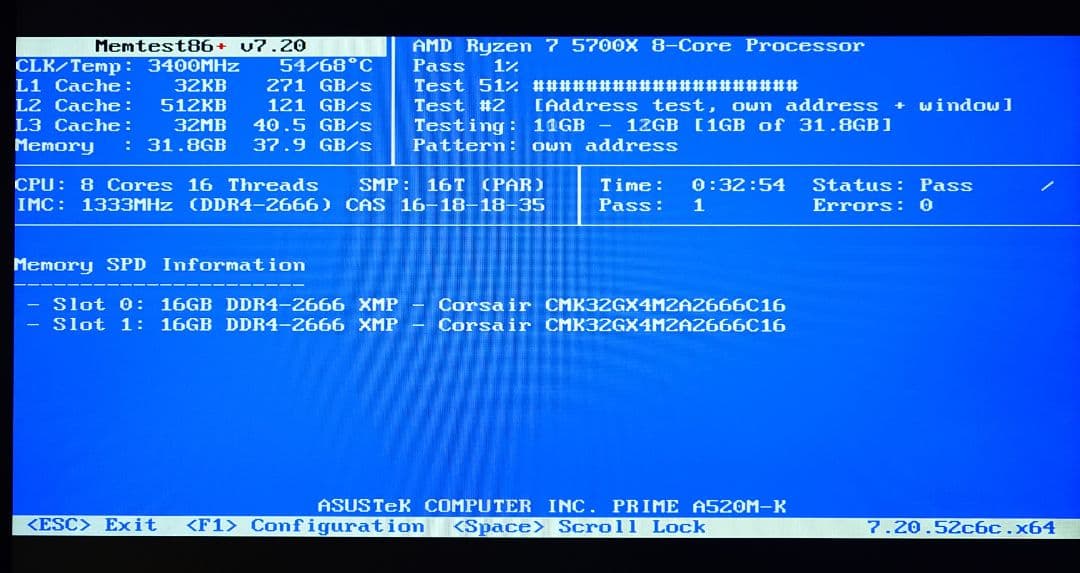 Corsair LPX DDR4 2666 16GB ×2 32GB 動作確認済