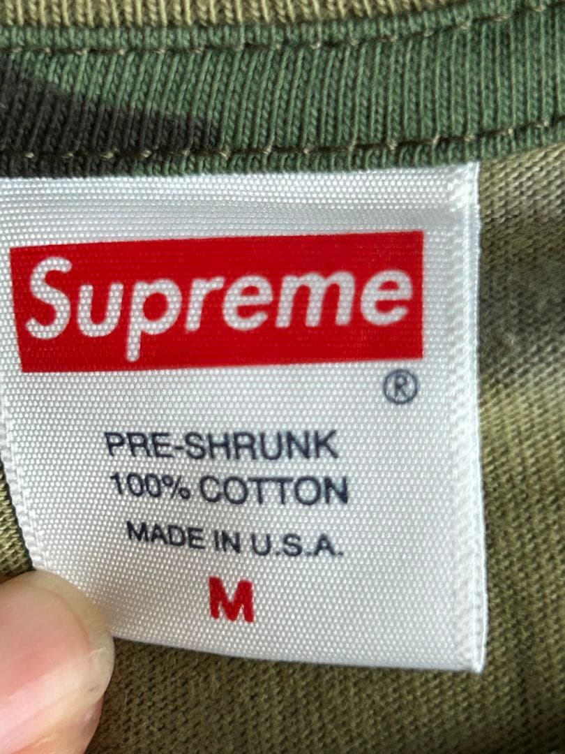 SUPREME ×ANTIHERO BALCONY Tee M 1回着用　カモ