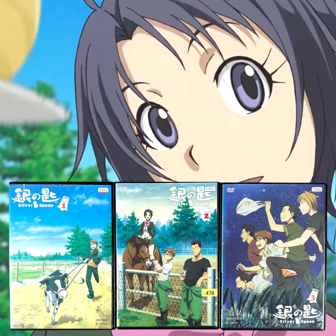 銀の匙 Silver Spoon DVD 1期 2期 全12巻 全巻 完結 荒川
