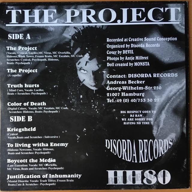 激レア盤 LPレコード　VA / The Project