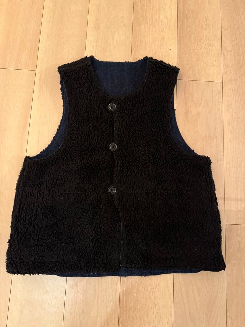 トップス Engineered Garments Over Vest 10oz Denim