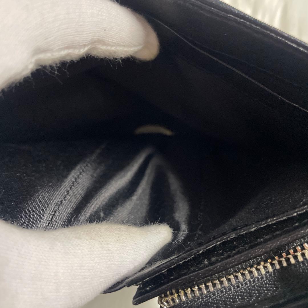 【極美品】BURBERRYバーバリー 財布 ブラック ブルーレーベル 本革