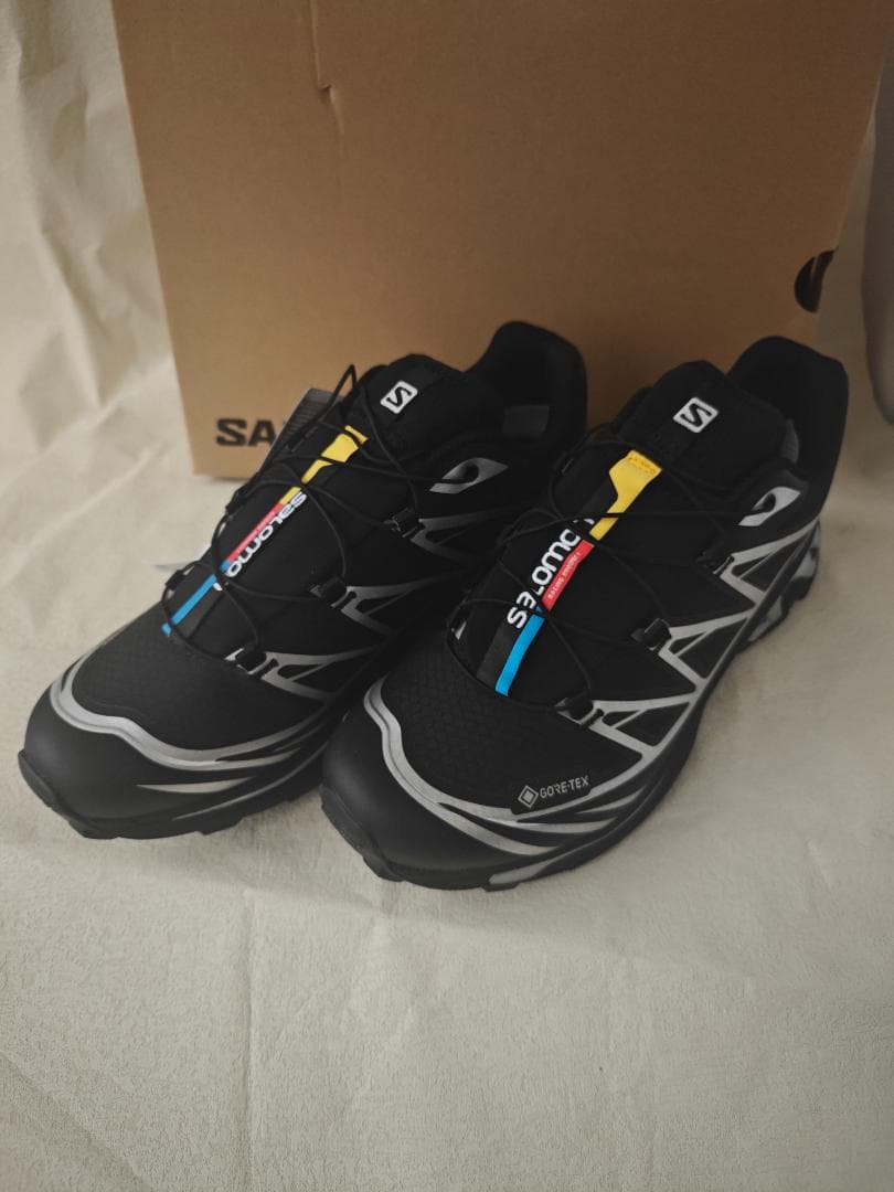 サロモン XT6 GTX ブラック スニーカー 27cm