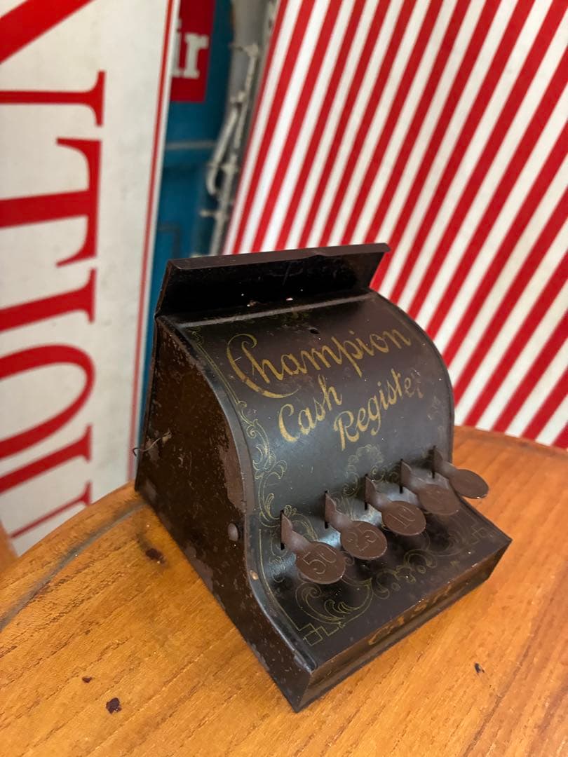 アンティーク　トイ　キャッシュレジスター　1910年　アメリカ　レア