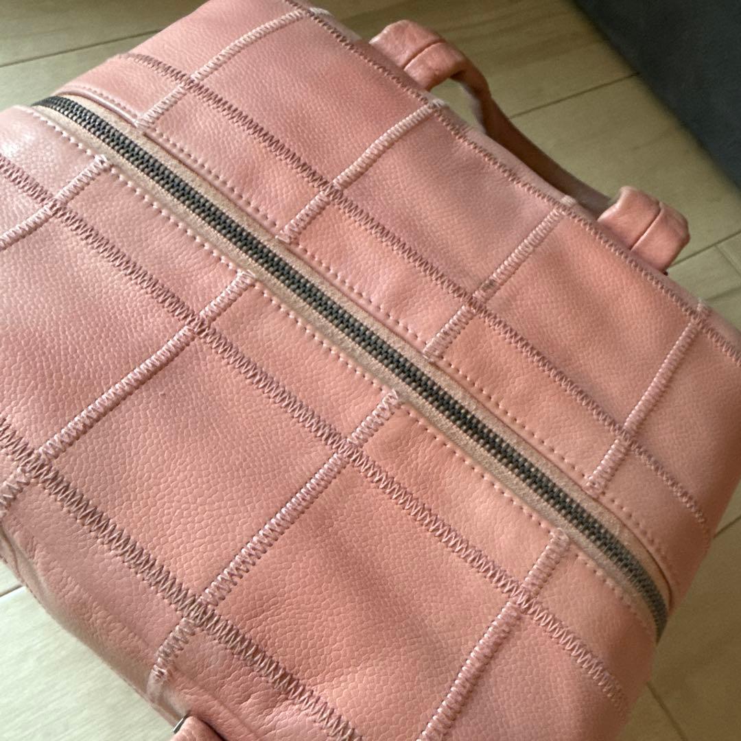 れん　CHANEL シャネル　ボストンバッグ　ピンク