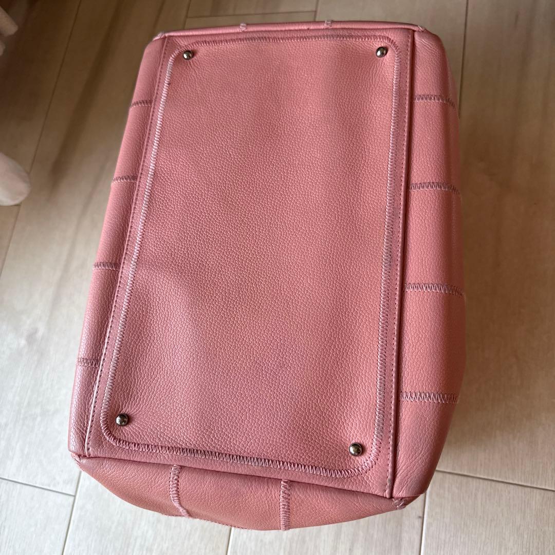 れん　CHANEL シャネル　ボストンバッグ　ピンク