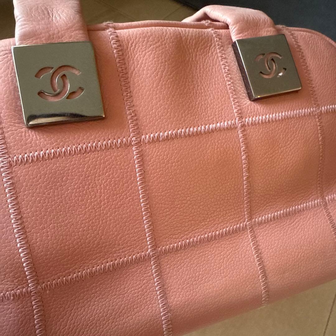 れん　CHANEL シャネル　ボストンバッグ　ピンク