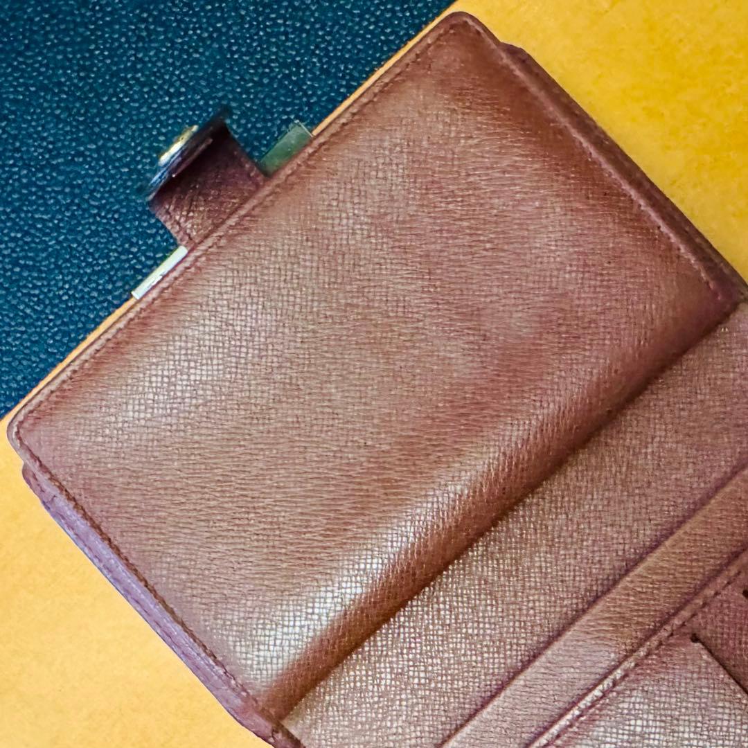LOUIS VUITTON モノグラム ヴィエノワ ガマ口財布 外観美内側訳あり