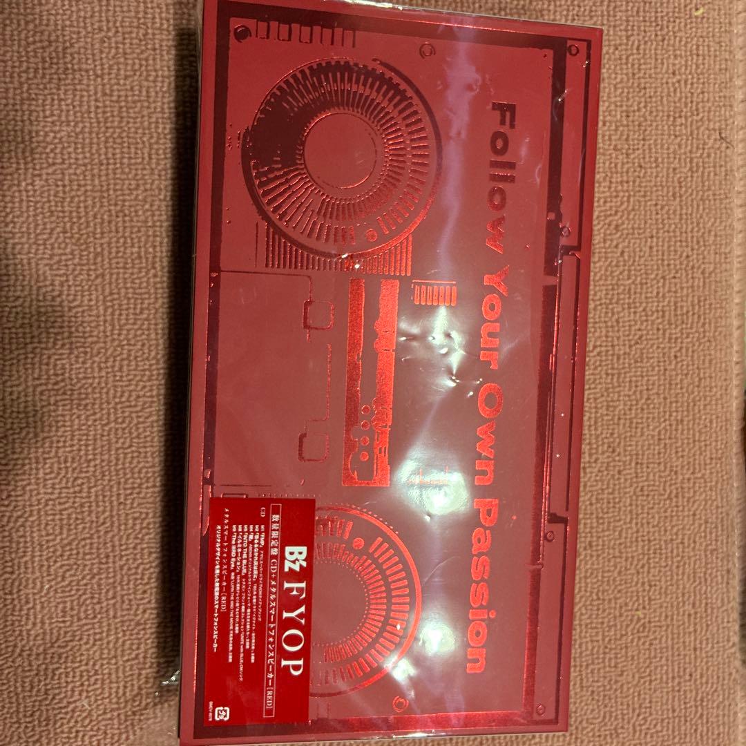 B'z FYOP数量限定CD➕メタルスマートフォンスピーカー【RED】