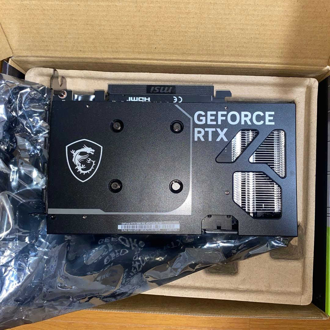 【msi】 GeForce RTX 5060 8G VENTUS 2X OC