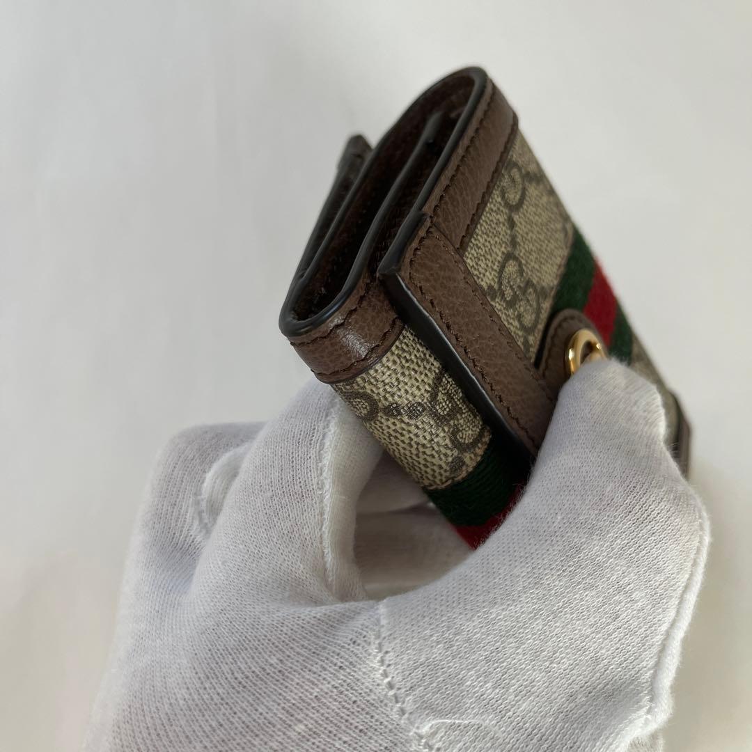GUCCI グッチ　三つ折り財布　644334 オフィディア　シェリーライン