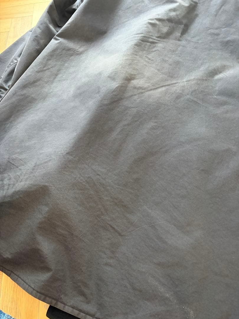 希少　22AW COMOLI コモリ　コットンフーデットコート　ネイビー　3