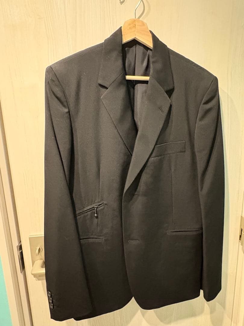 j*g様 YOHJI YAMAMOTO HOMME スーツギャバ２Bシングルジャ