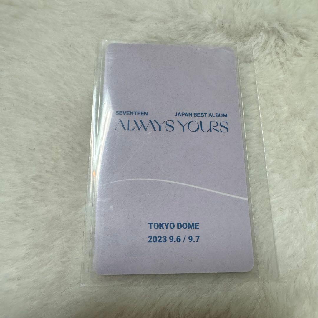 SEVENTEEN ジョンハン ALWAYS YOURS weverse東京限定