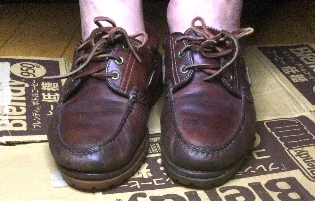 Timberland 90s 3eye モカシン バーガンディ US8.5w