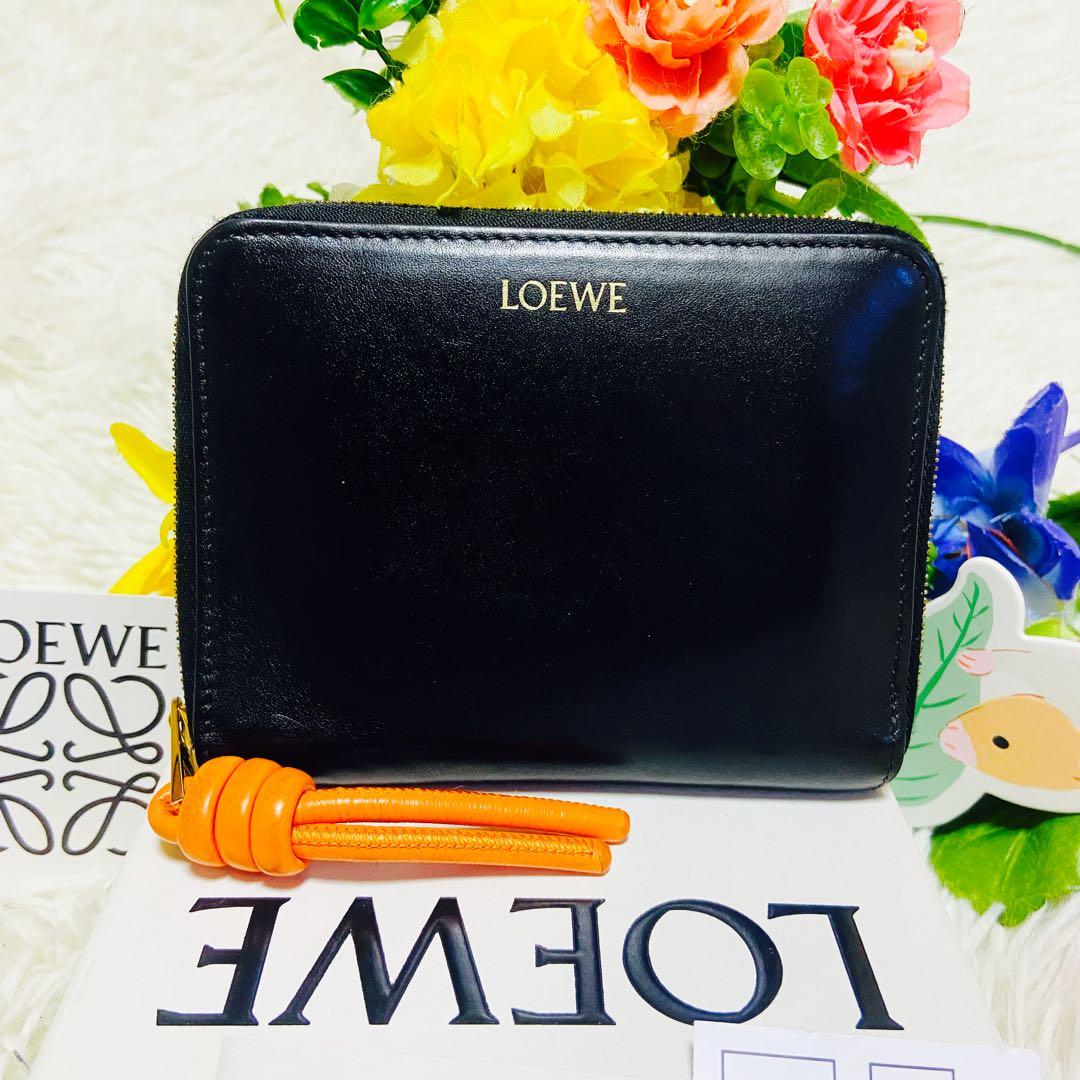 付属品完備✨LOEWE✨ロエベ ✨財布✨レザー✨ウォレット✨カーフレザー✨本革✨