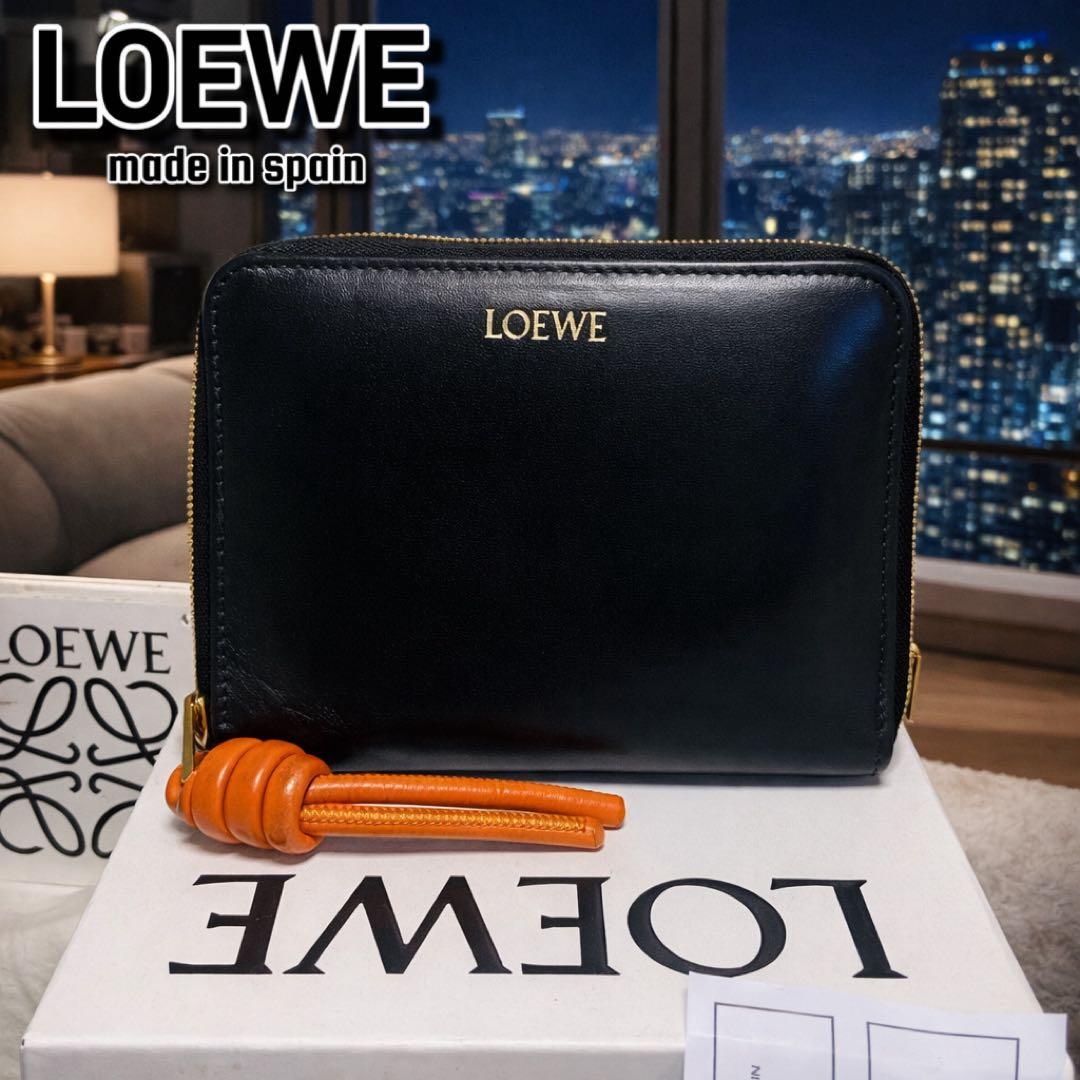 付属品完備✨LOEWE✨ロエベ ✨財布✨レザー✨ウォレット✨カーフレザー✨本革✨