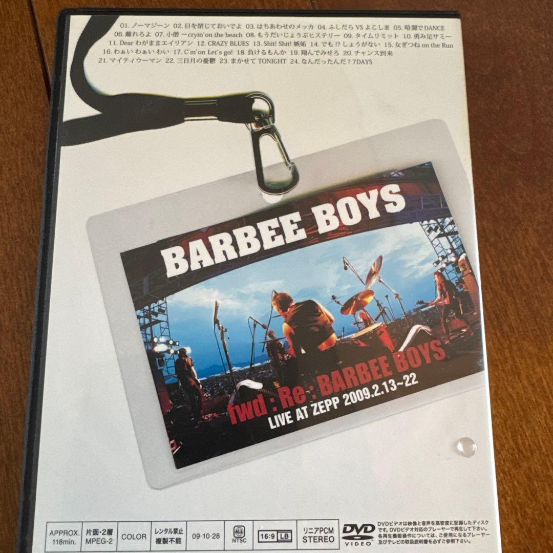 その他 BARBEE BOYS fwd : Re : LIVE DVD