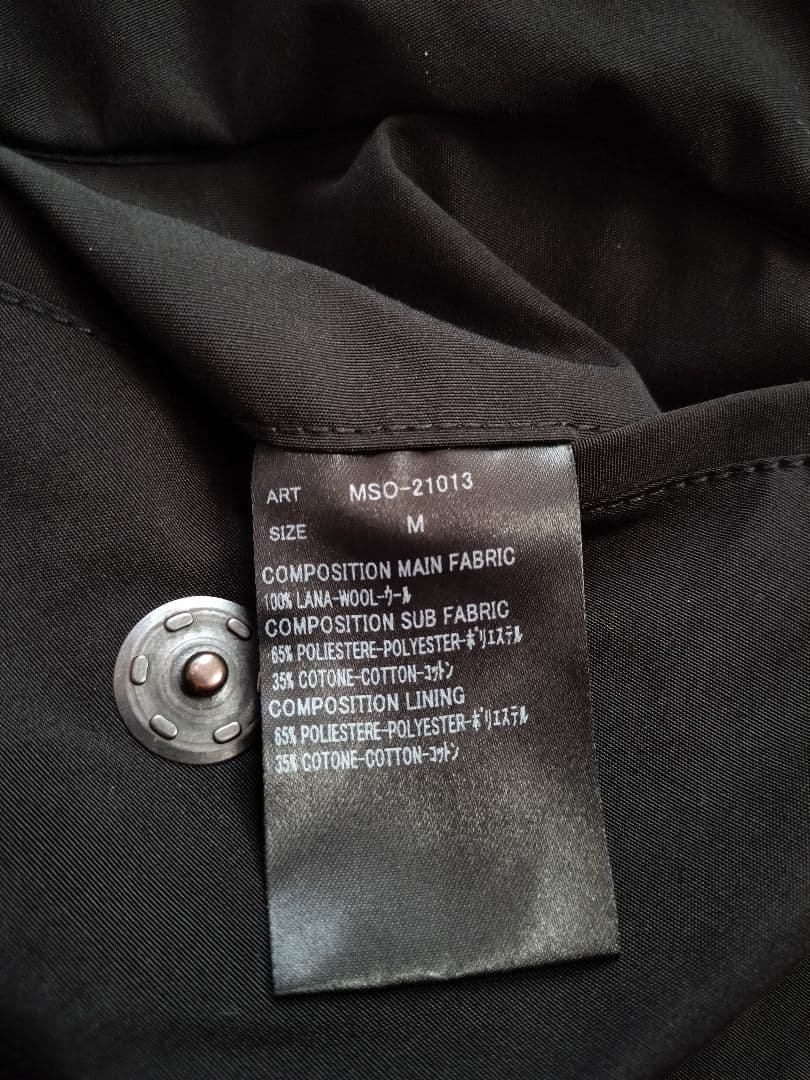 【C DIEMカルペディエム】リバーシブルモッズコート　M/L