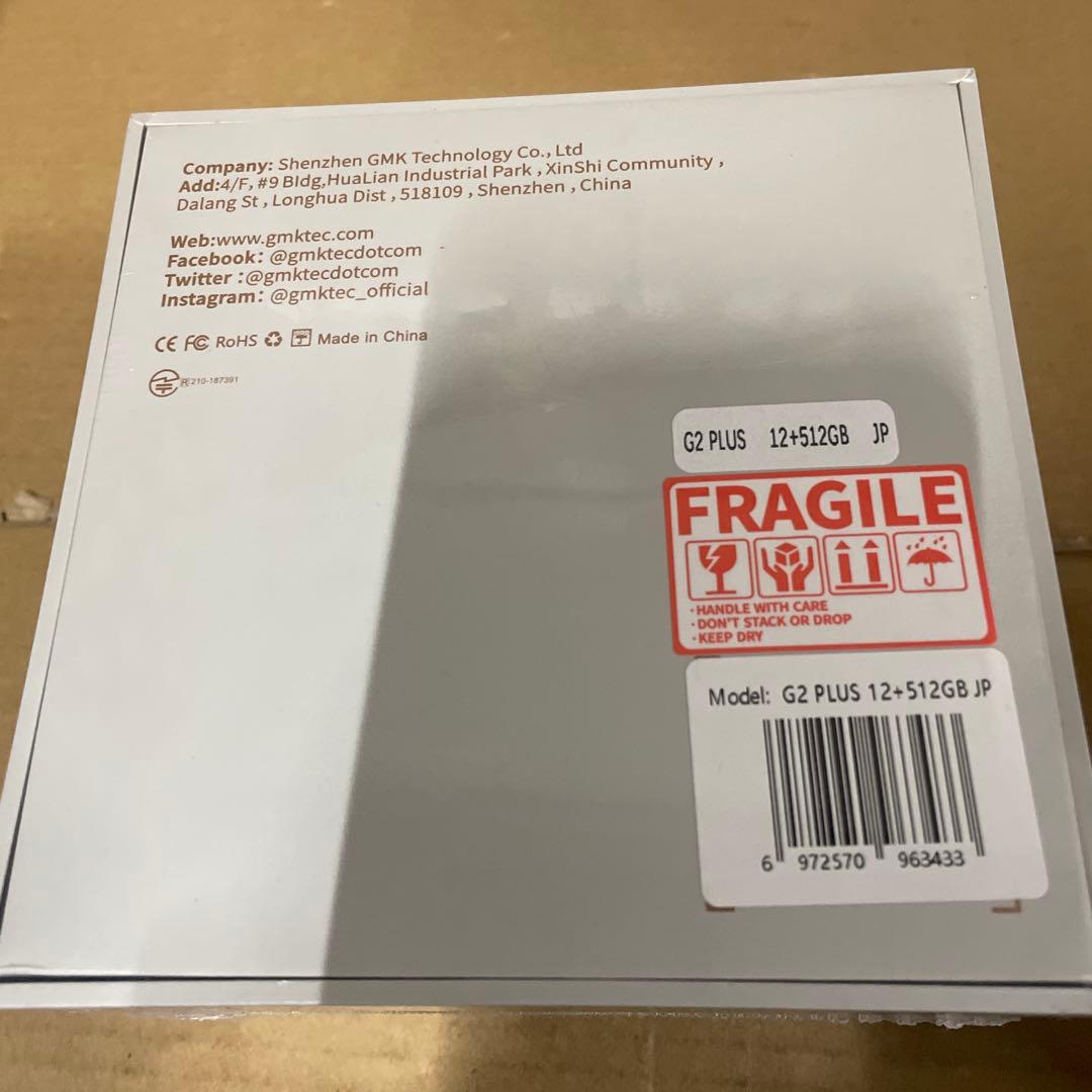 GMKtec ミニPC G2 PLUS 12＋512G