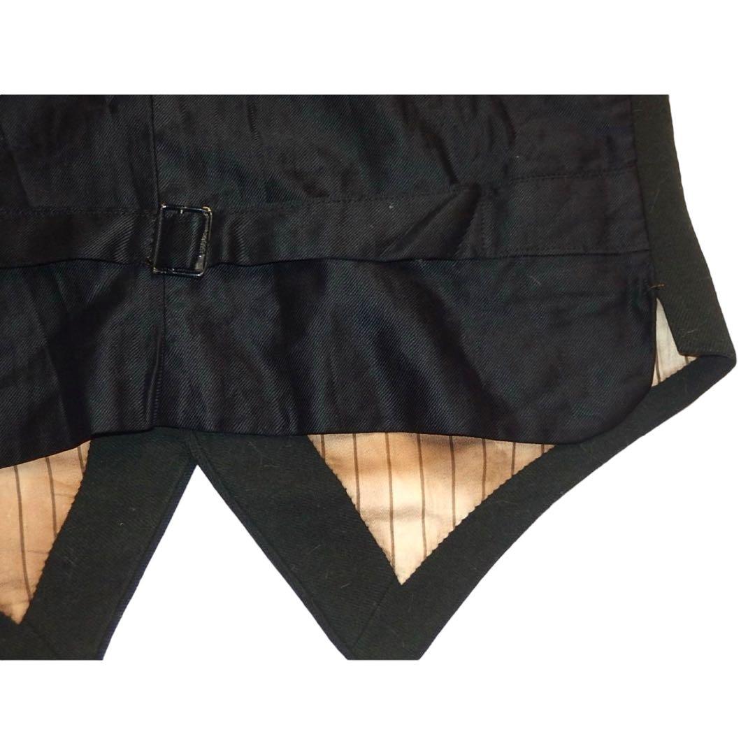 ▪40s CINCH BACK ビンテージ ベスト シンチバック ジレ 黒