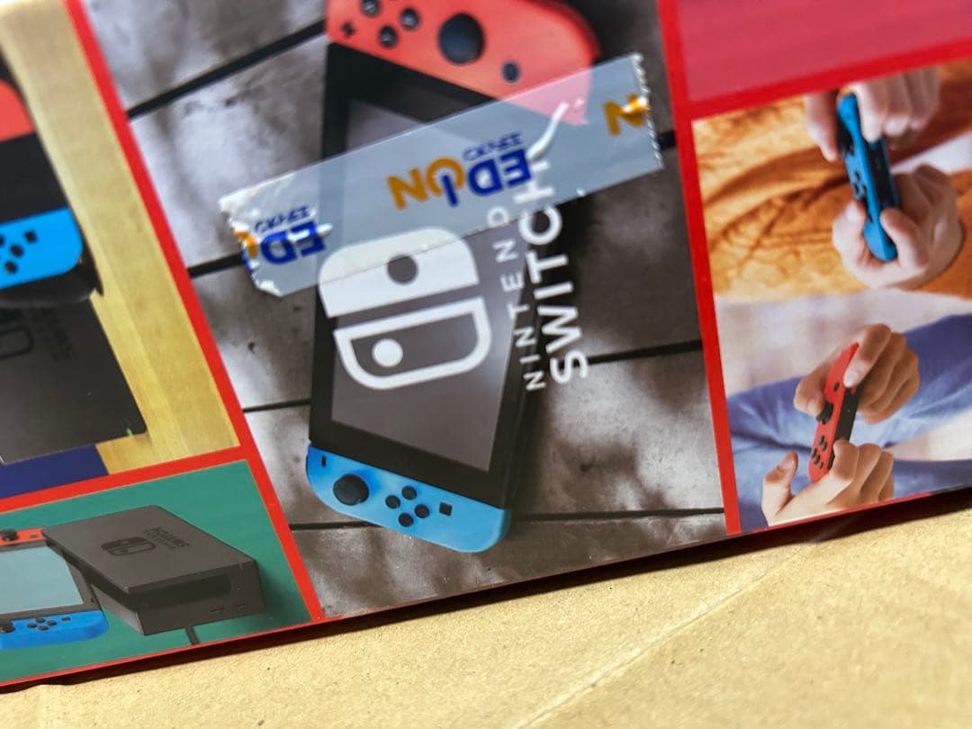 禁煙環境　Nintendo Switch 本体 ネオンブルーネオンレッド