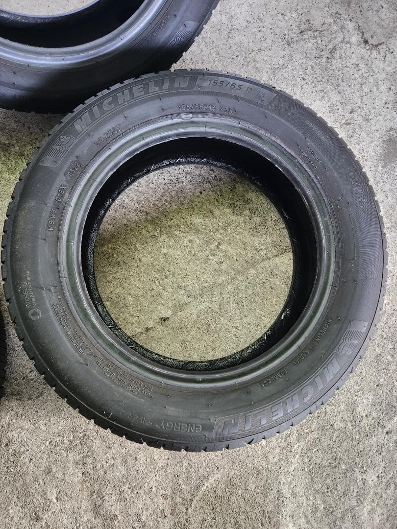 送料込☆2022年製 MICHELINミシュランタイヤ 155/65R13☆4本