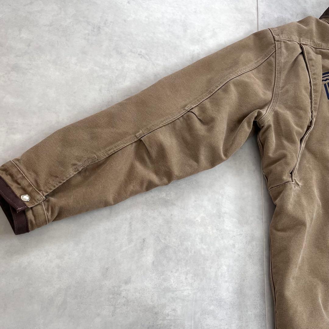 【レア】Carhartt カバーオール　トラディショナルコート　XL 　企業ロゴ