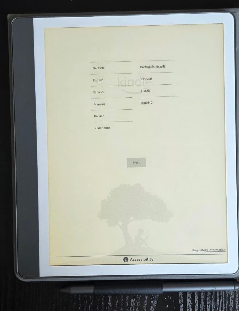 電子書籍リーダー本体 Kindle Scribe Notebook Design