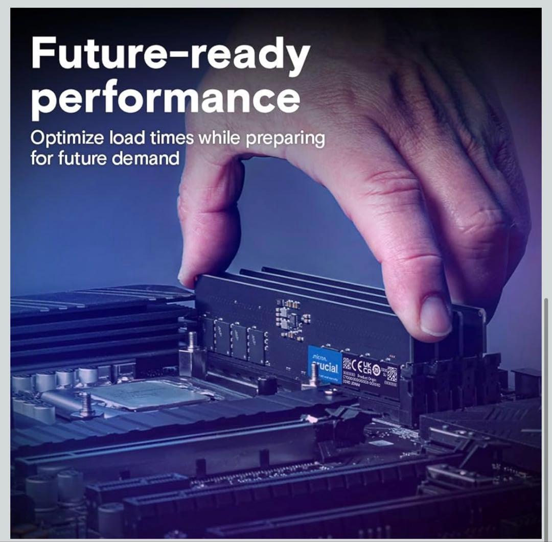 Crucial DDR5 32GB RAM（32GBx1枚）