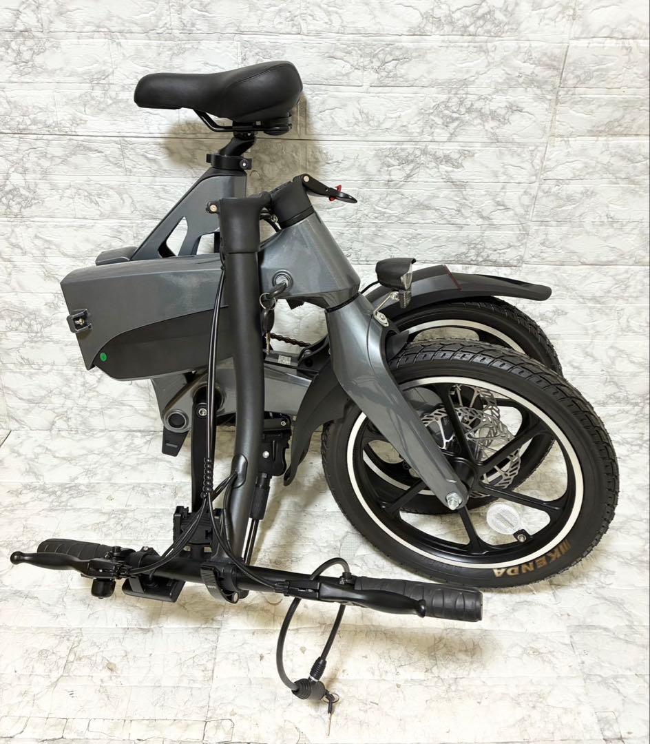 【極美品 動作品】アントレックス 折りたたみ電動アシスト自転車 PXID-2