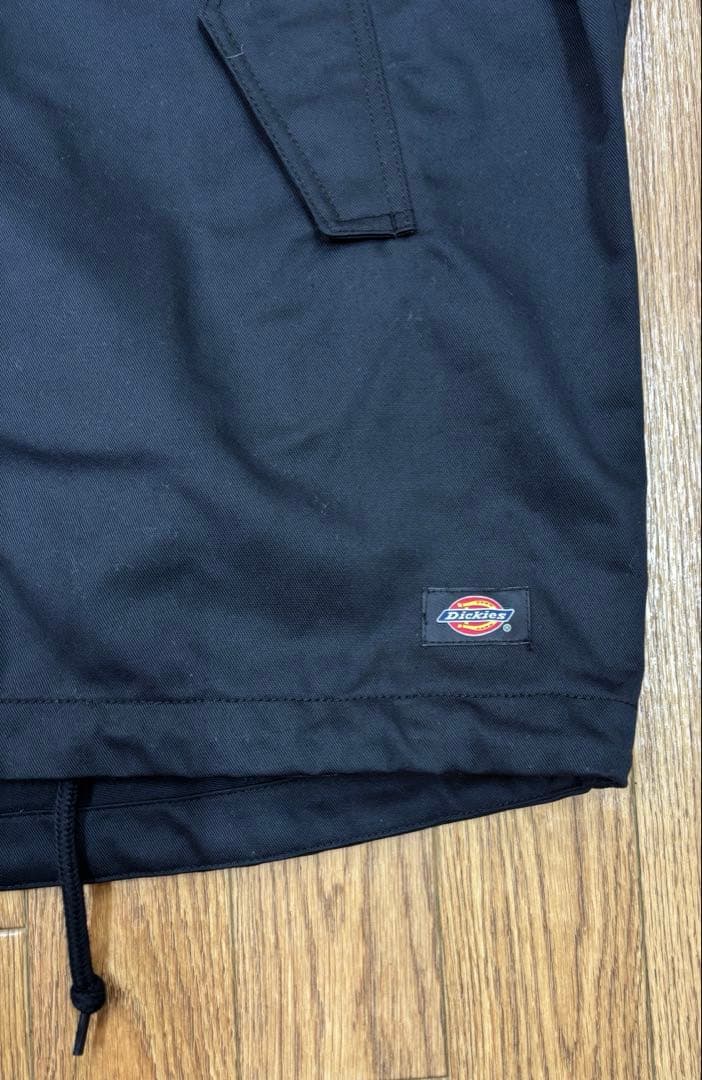 新品Dickies ディッキーズ　モッズコート M 黒　フード付　コート