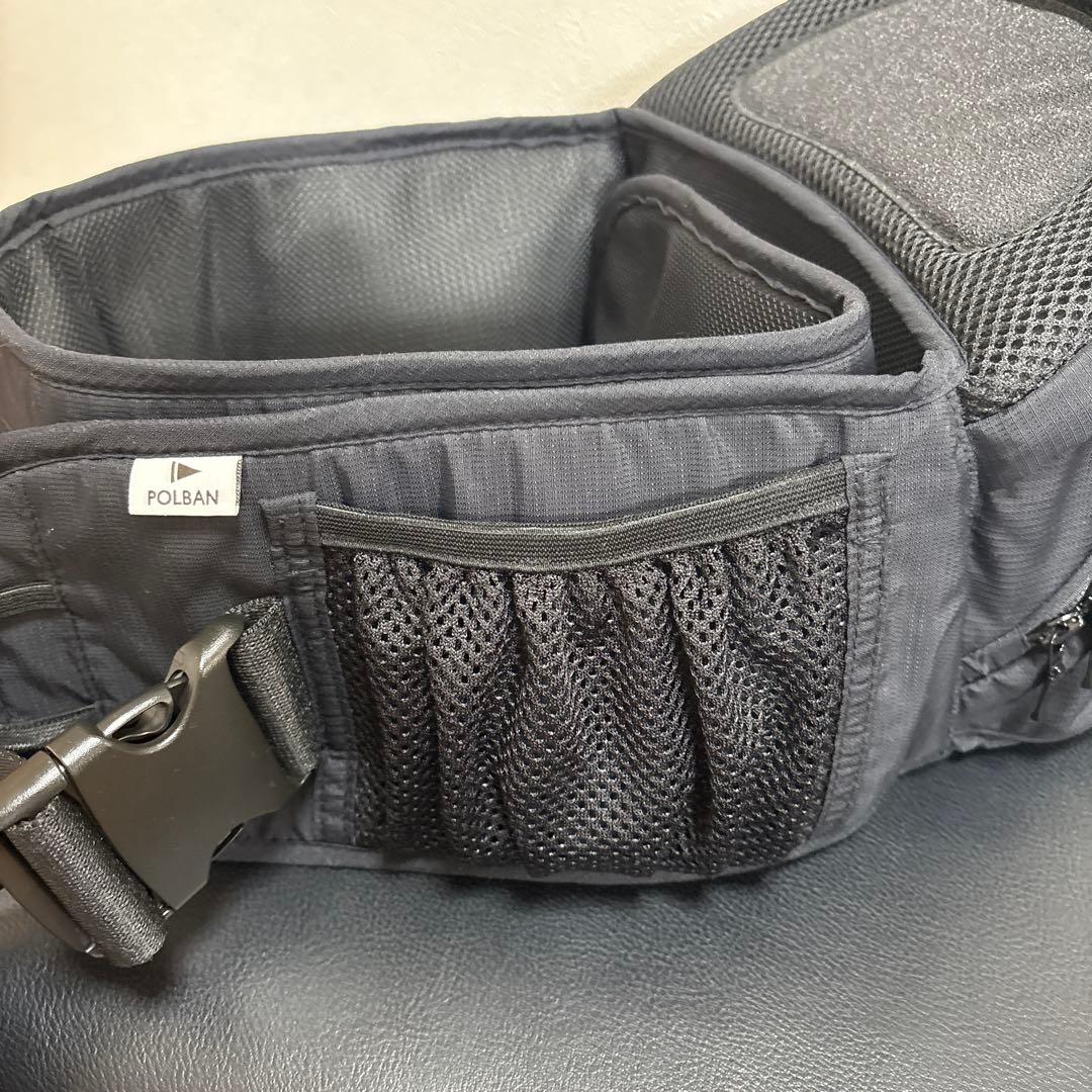 POLBAN ADVANCE ヒップシート　黒　ブラック　3way